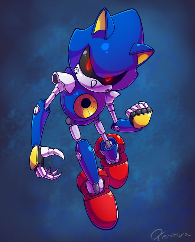 metal sonic (sonic the hedgehog (series) and etc) created by kelskora