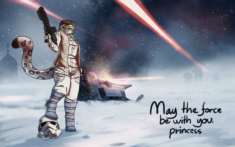 leia organa and maria montaro (tale of tails and etc) created by feretta