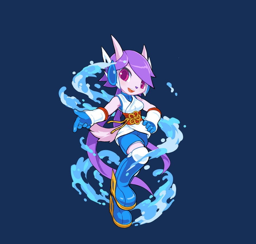 sash lilac (freedom planet and etc) created by tyson tan