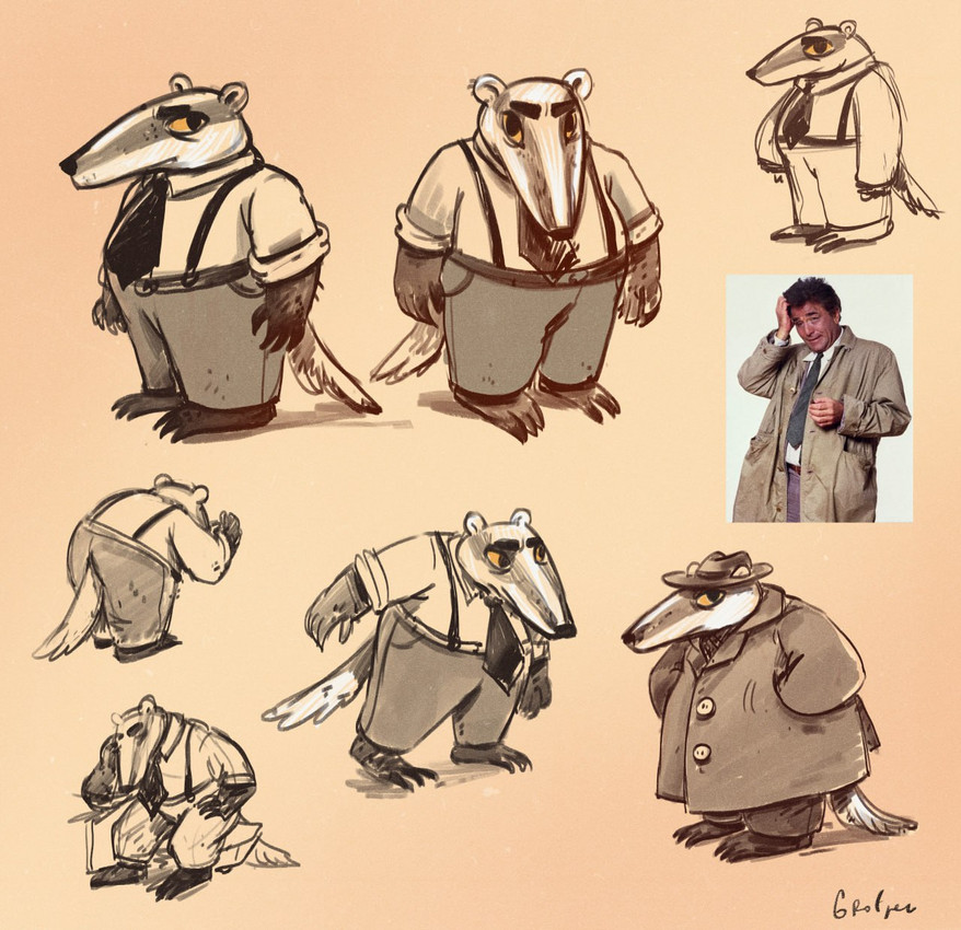 chief badger (beastly crimes (2024) and etc) created by natalia grofpel