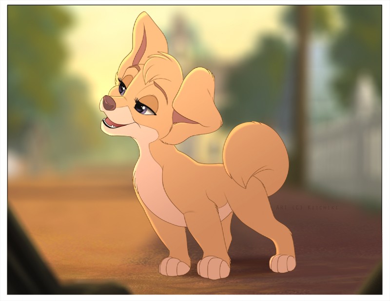 angel (lady and the tramp and etc) created by kitchiki