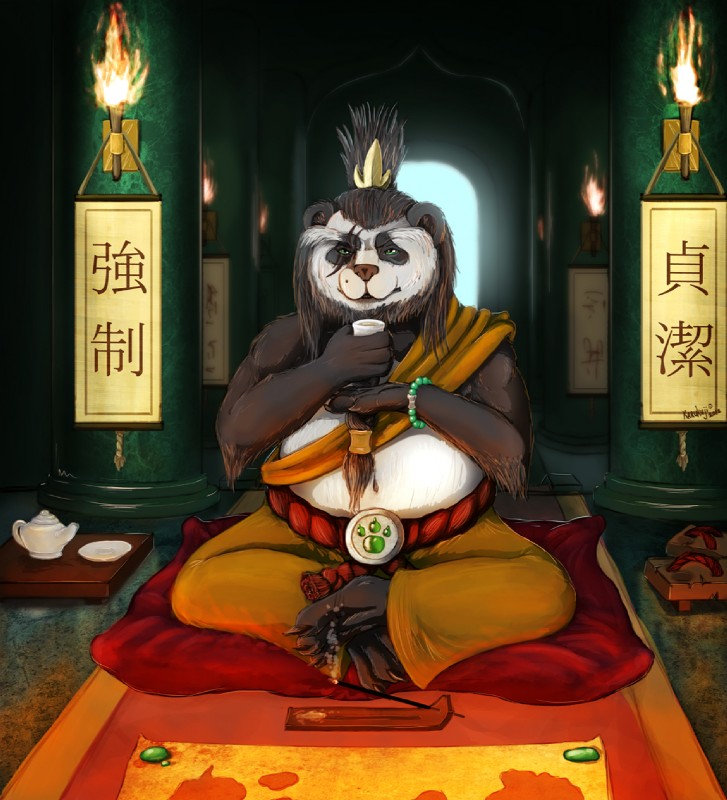 monk (blizzard entertainment and etc) created by karukuji