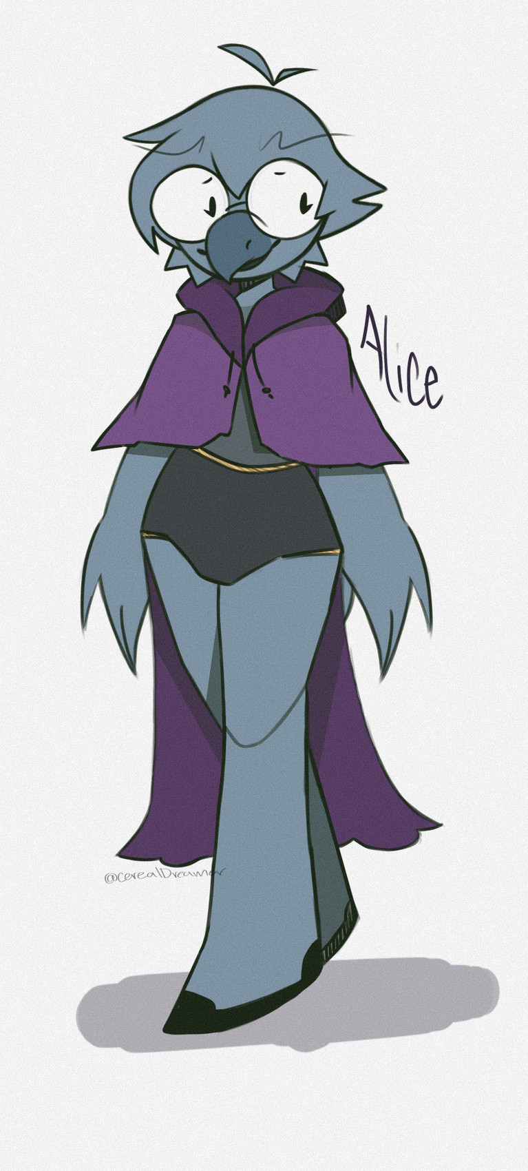 alice bluebird(oc) created by cerealdreamer