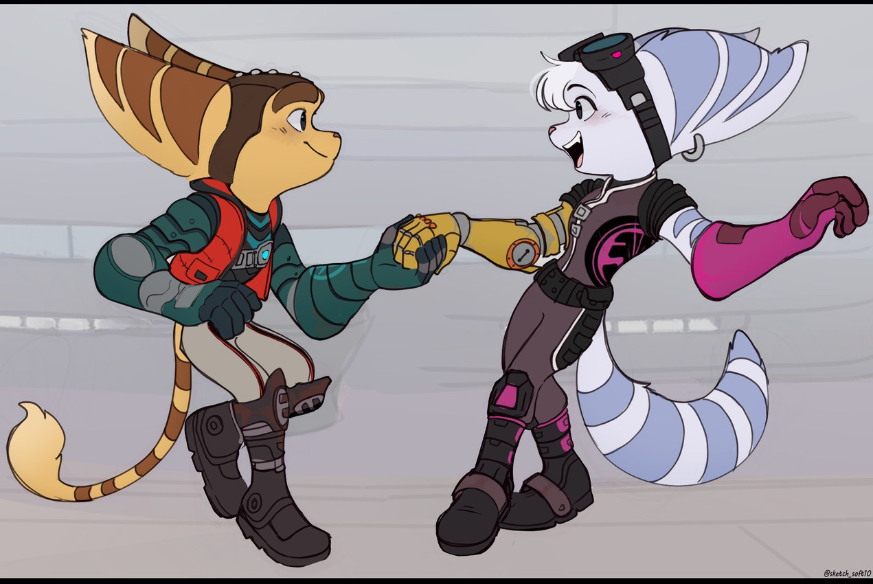ratchet and rivet (sony interactive entertainment and etc) created by time fluffy500
