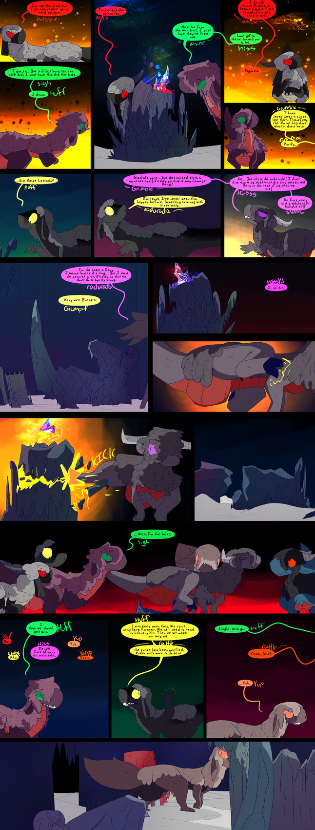 bid, forl, gila, hiker, and jat (dragonscape and etc) created by thepatchedragon