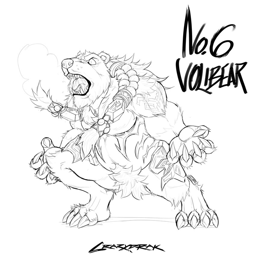 volibear (league of legends and etc) created by crazydrak