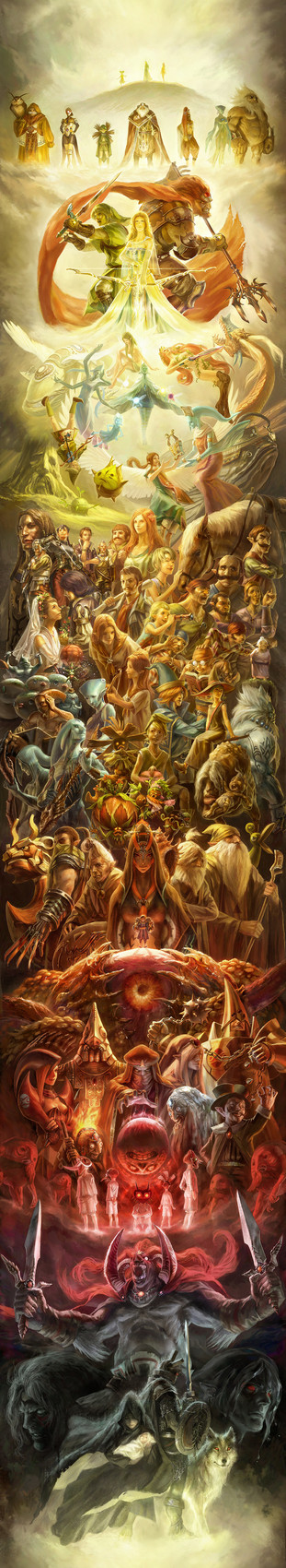 illia, rauru, daphnes nohansen hyrule, skull kid, the nightmare, and etc (the legend of zelda and etc) created by ag+