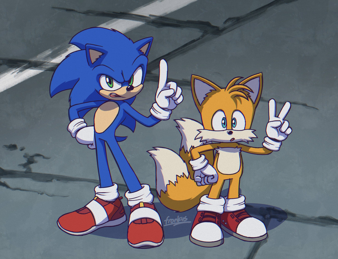 sonic the hedgehog (series) and etc created by fronkus