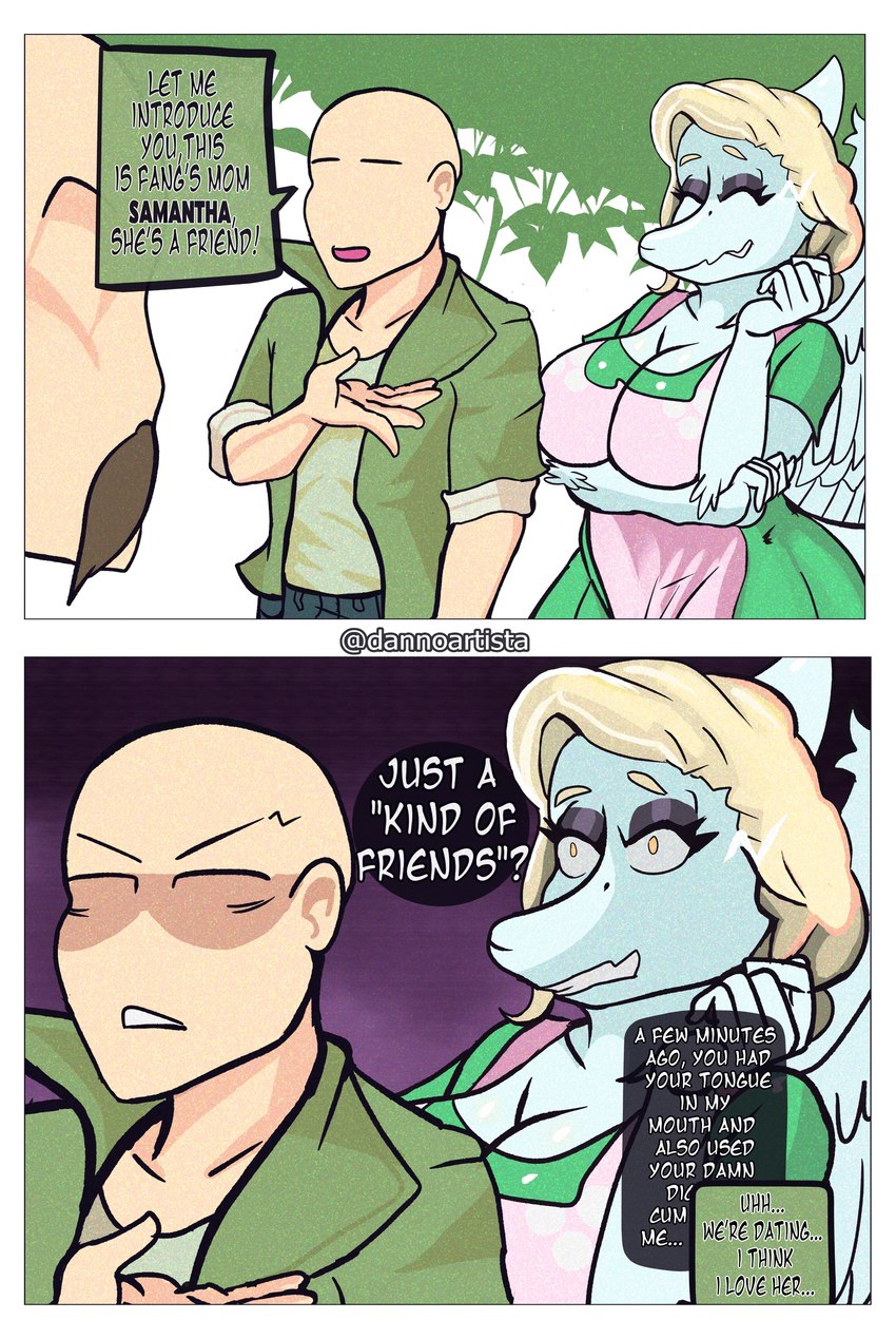 anon and samantha (cavemanon studios and etc) created by dannoartista