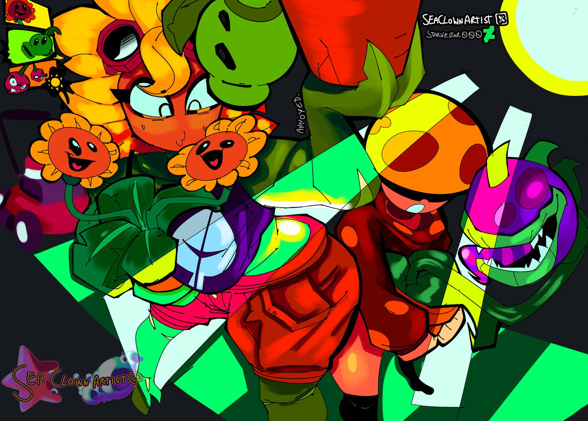 solarflare (plants vs. zombies and etc) created by starstar000