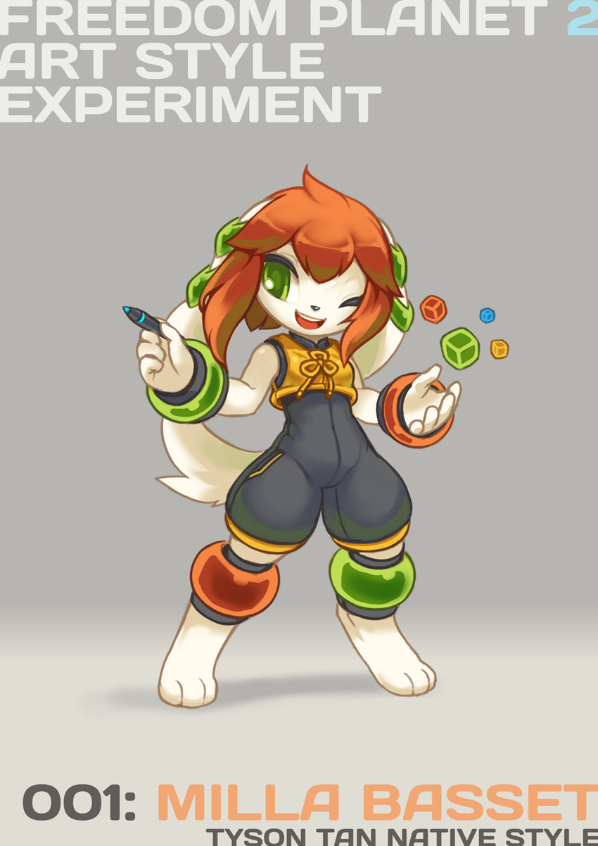 milla basset (freedom planet and etc) created by tyson tan