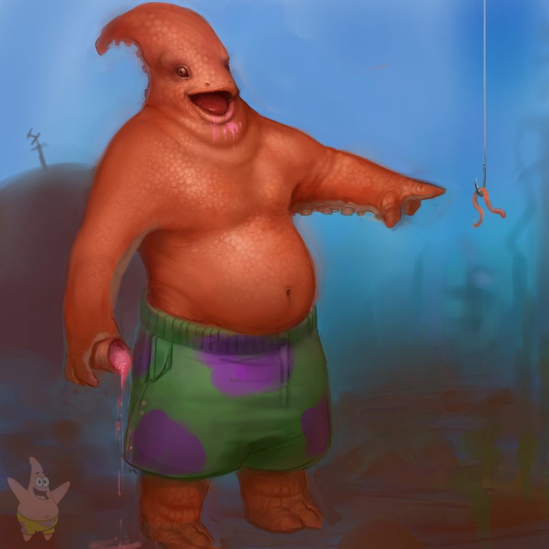 patrick star (does this look dangerous to you? (meme) and etc) created by soupandbutter