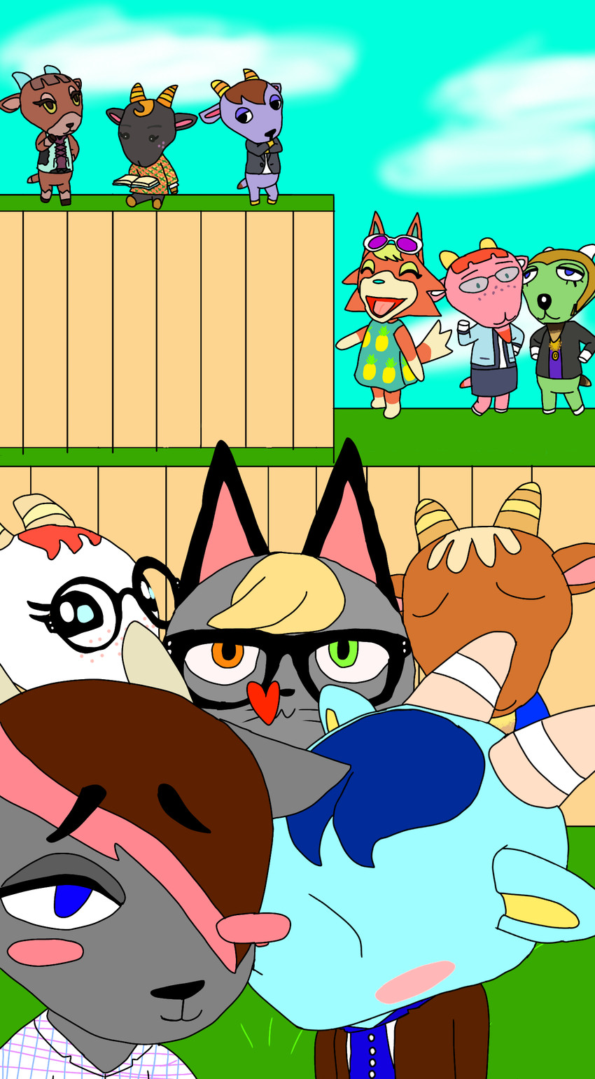 pashmina, raymond, chevre, audie, billy, and etc (animal crossing and etc) created by mememandanofficial