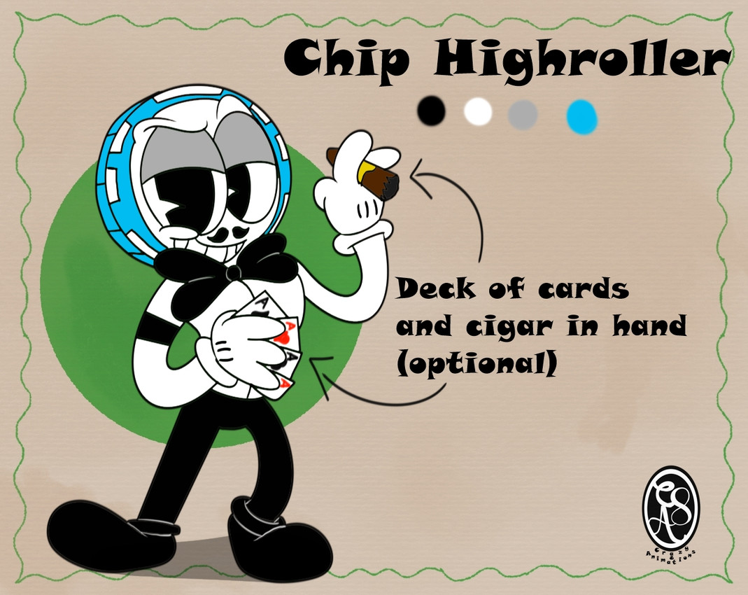 chip highroller created by crazy 8 animations