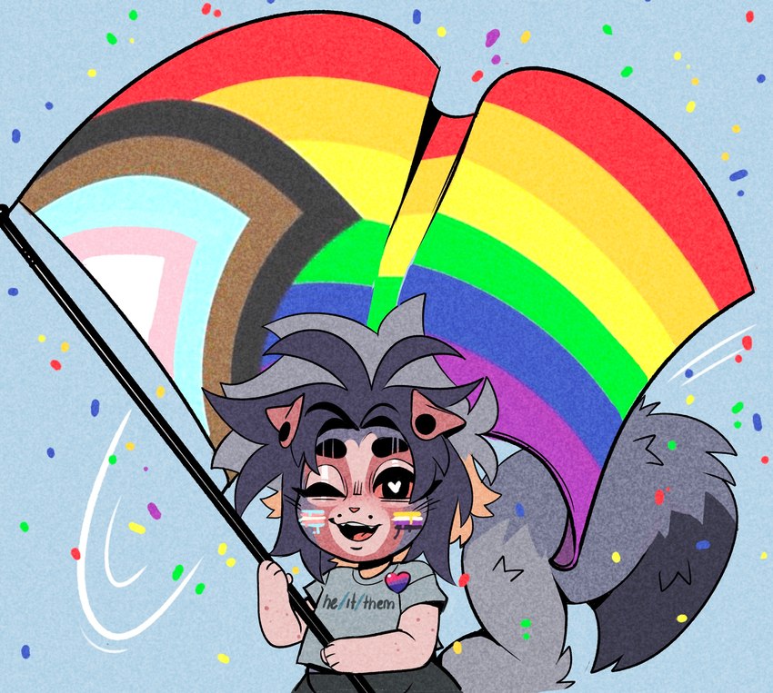 sparki (lgbt pride month) created by sparkibarki