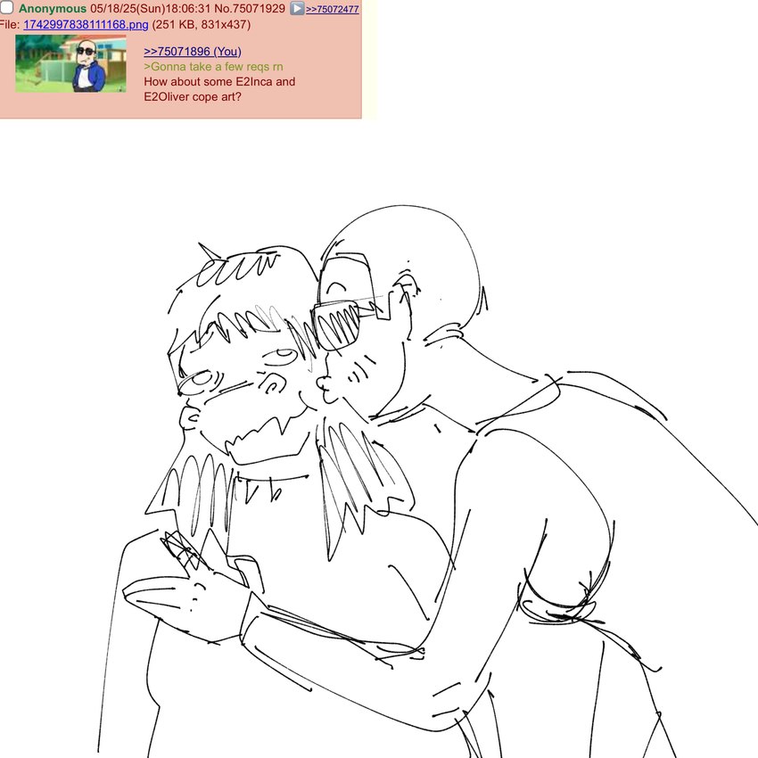 inco and olivia halford (i wani hug that gator and etc) created by espectro111222