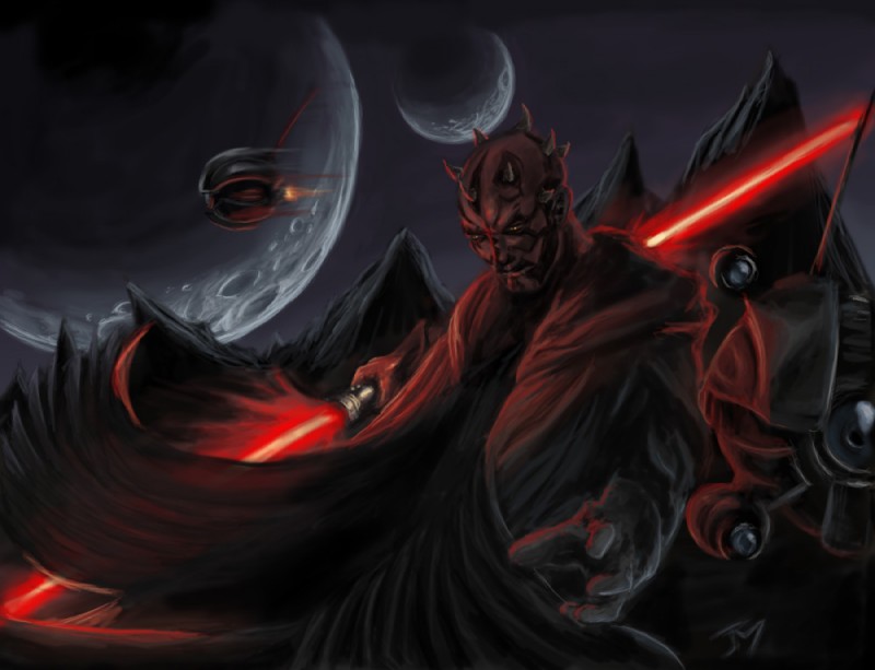 darth maul (star wars) created by abovocipher