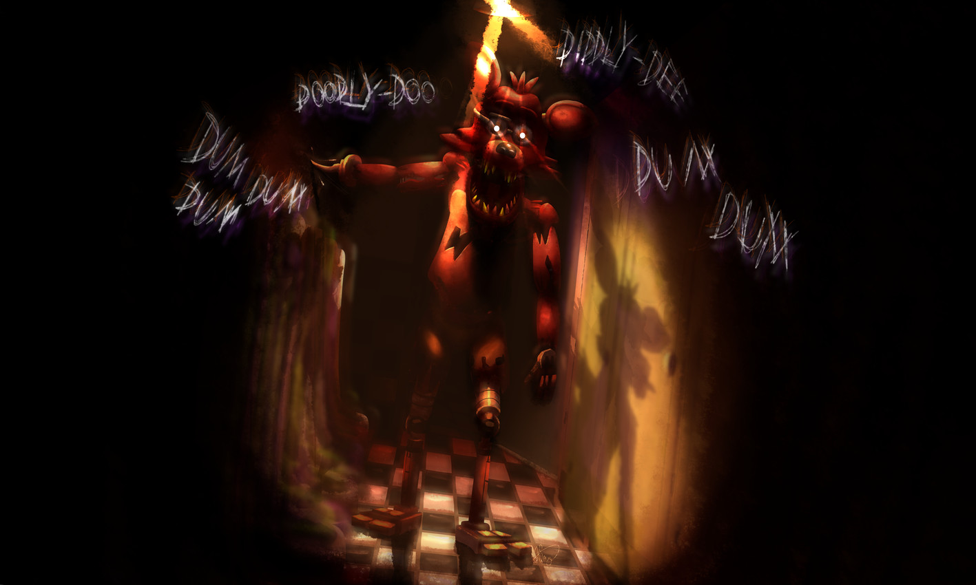 foxy (five nights at freddy's and etc) created by henryfda