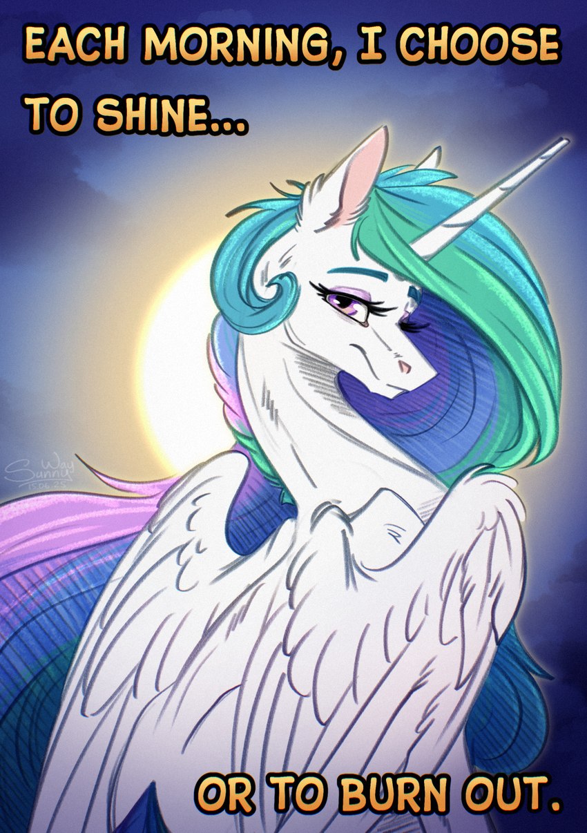 princess celestia (friendship is magic and etc) created by sunny way