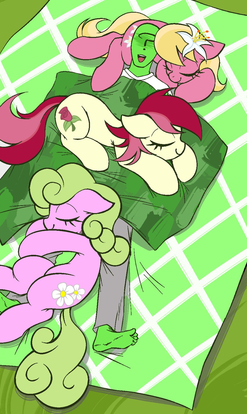 anon, daisy, lily, and rose (friendship is magic and etc) created by ather os