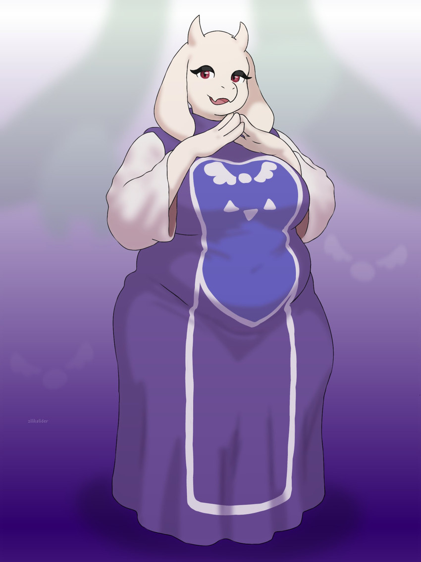 toriel (undertale (series) and etc) created by zilikslider