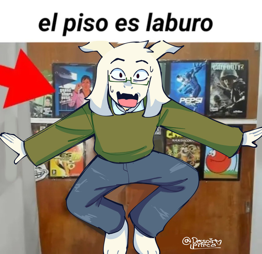 asriel dreemurr (grand theft auto: vice city and etc) created by dessoirprinces