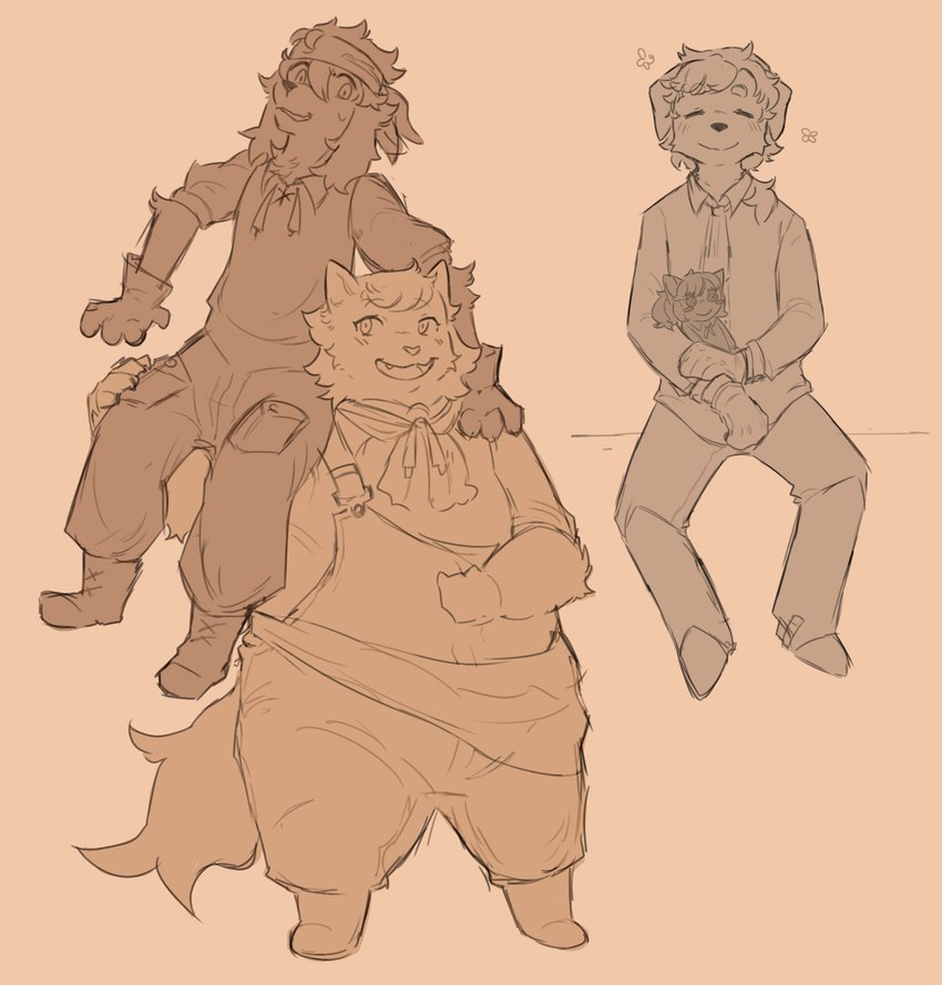 boron brioche, britz strudel, and jin macchiato (fuga: melodies of steel and etc) created by autumnhound