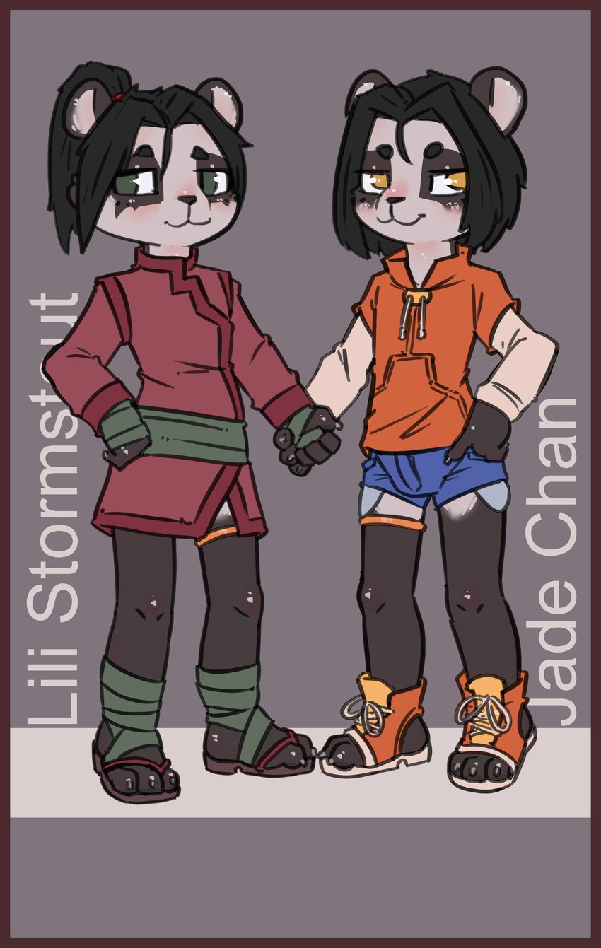 jade chan and li li stormstout (blizzard entertainment and etc) created by crowskull