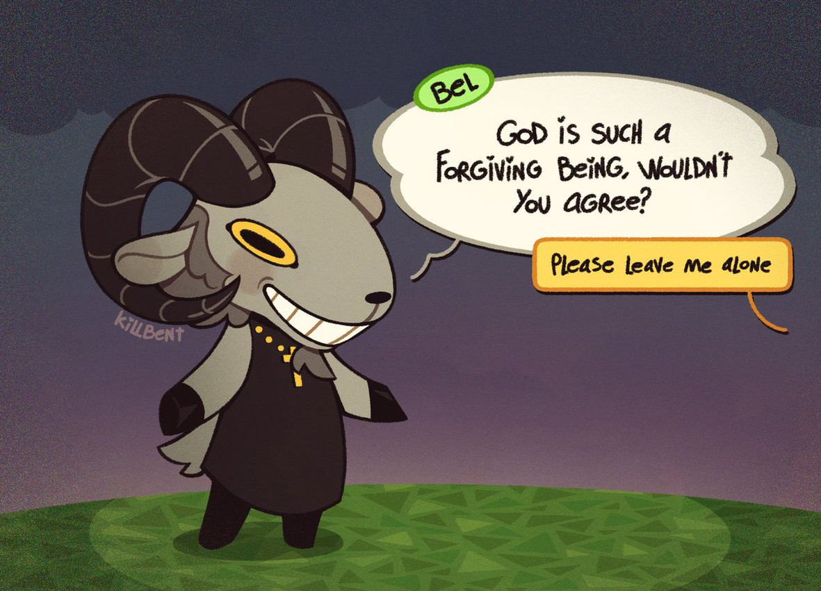 bel and fan character (animal crossing and etc) created by killbent