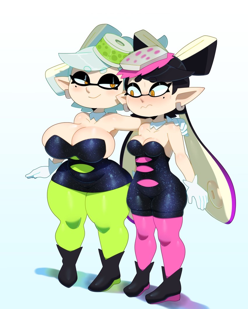 callie, marie, and squid sisters (nintendo and etc) created by somescrub