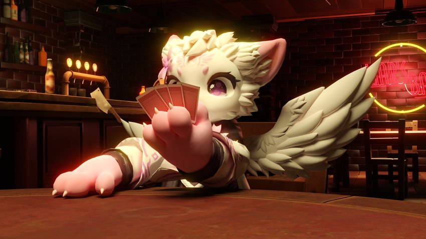 leaflamb(character) (liar's bar) created by leaflamb