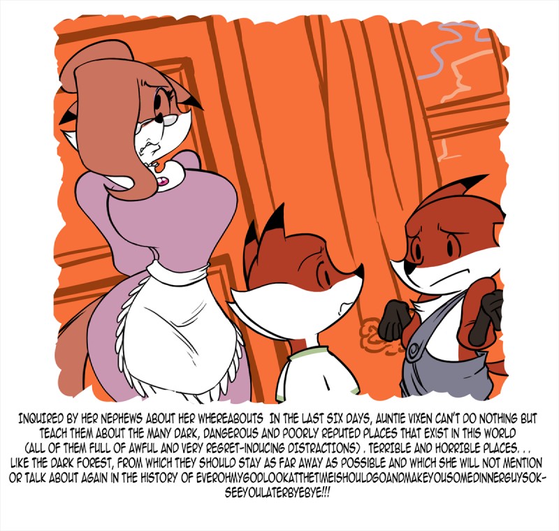 auntie vixen and fox brothers created by chochi