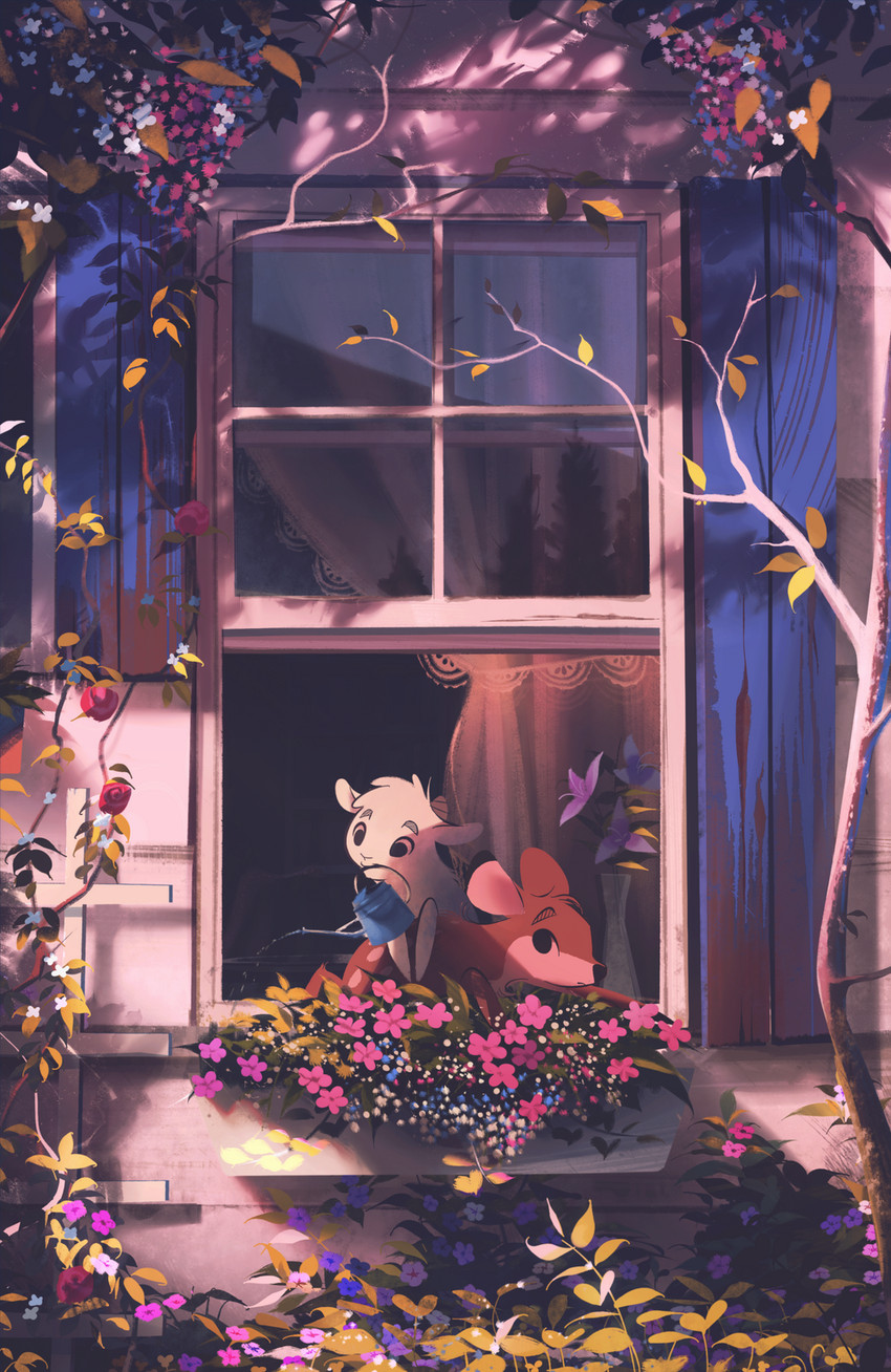ansel and olive created by itsdanfango
