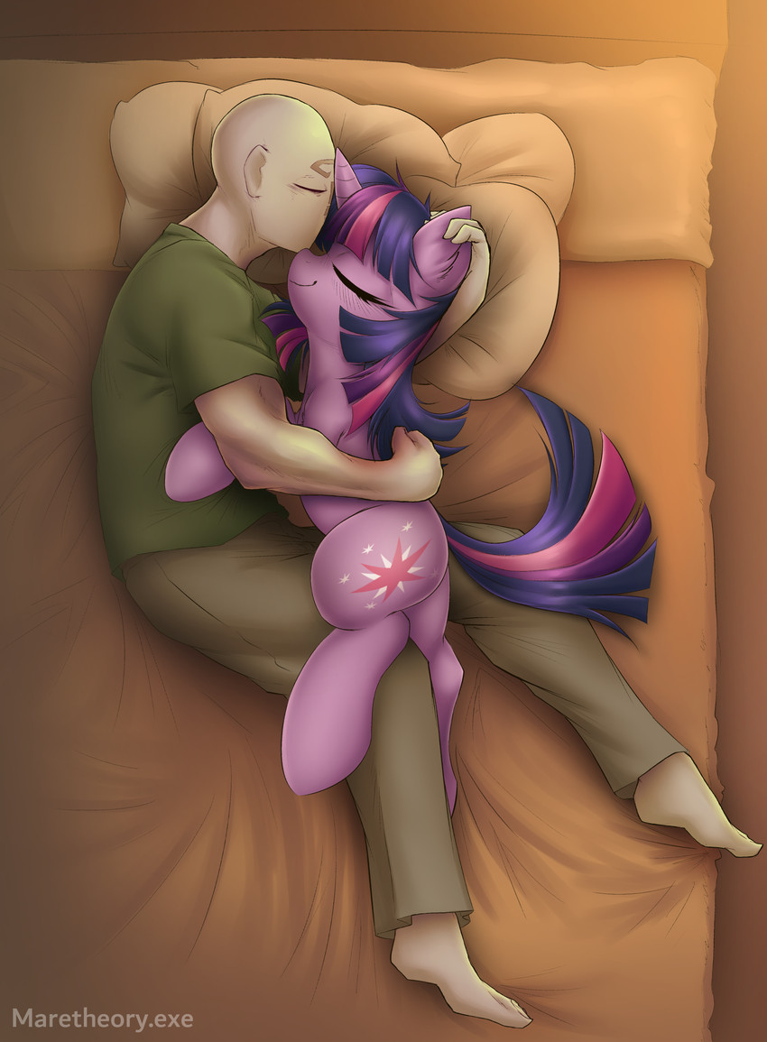 anon and twilight sparkle (friendship is magic and etc) created by ather os and third-party edit