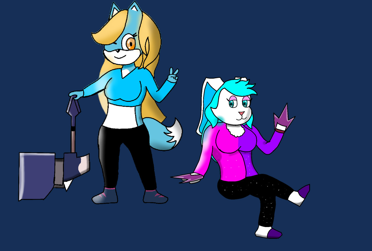astra and freya created by cosmicvulpine