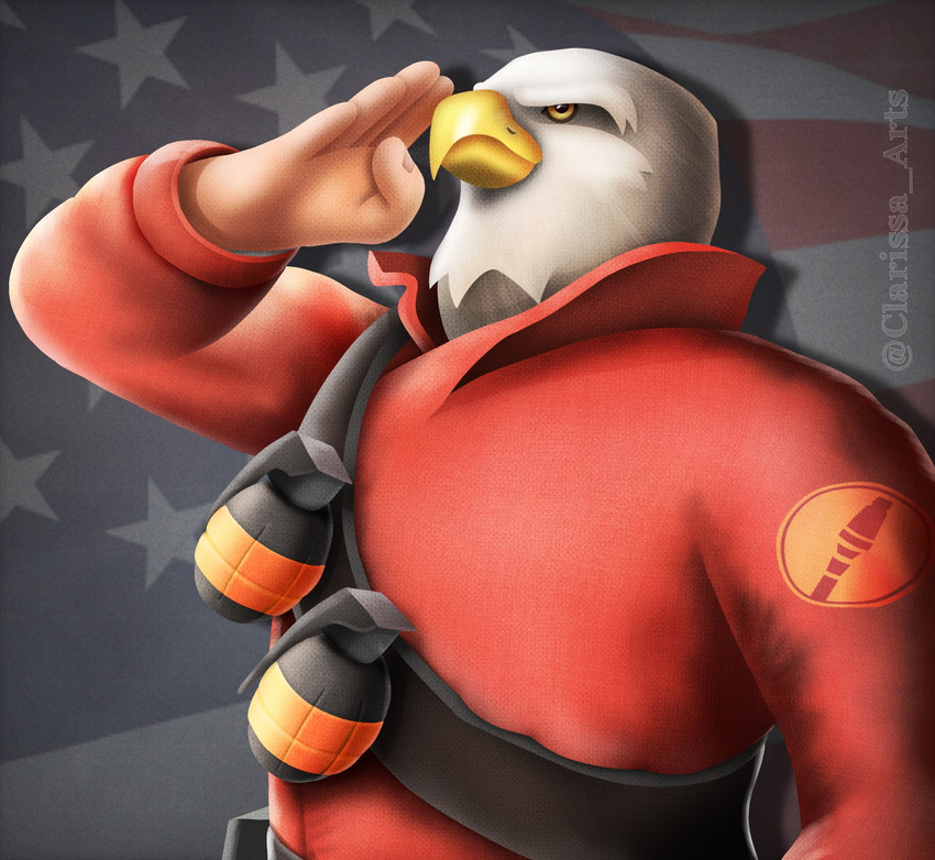 compatriot and soldier (team fortress 2 and etc) created by clarissa arts
