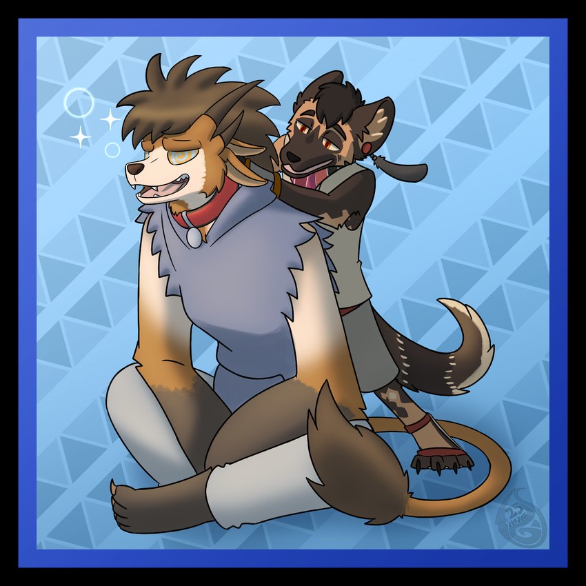 calvin and paint (guild wars) created by hydez