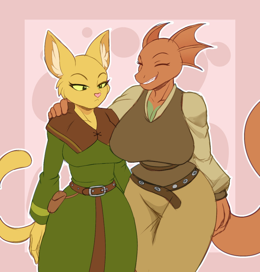 katia managan and quill-weave (bethesda game studios and etc) created by byghosteduard