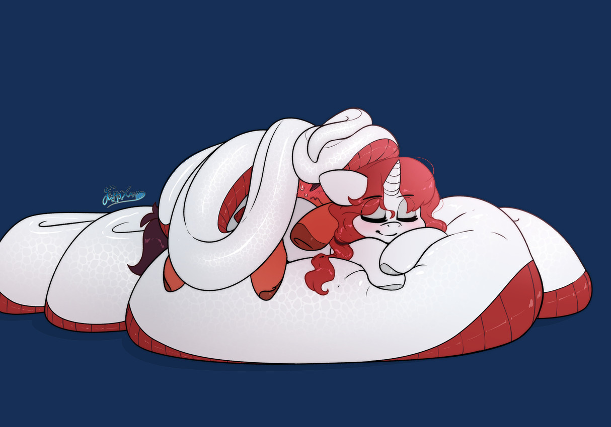 fan character and ruby scales (my little pony and etc) created by fluffyxai