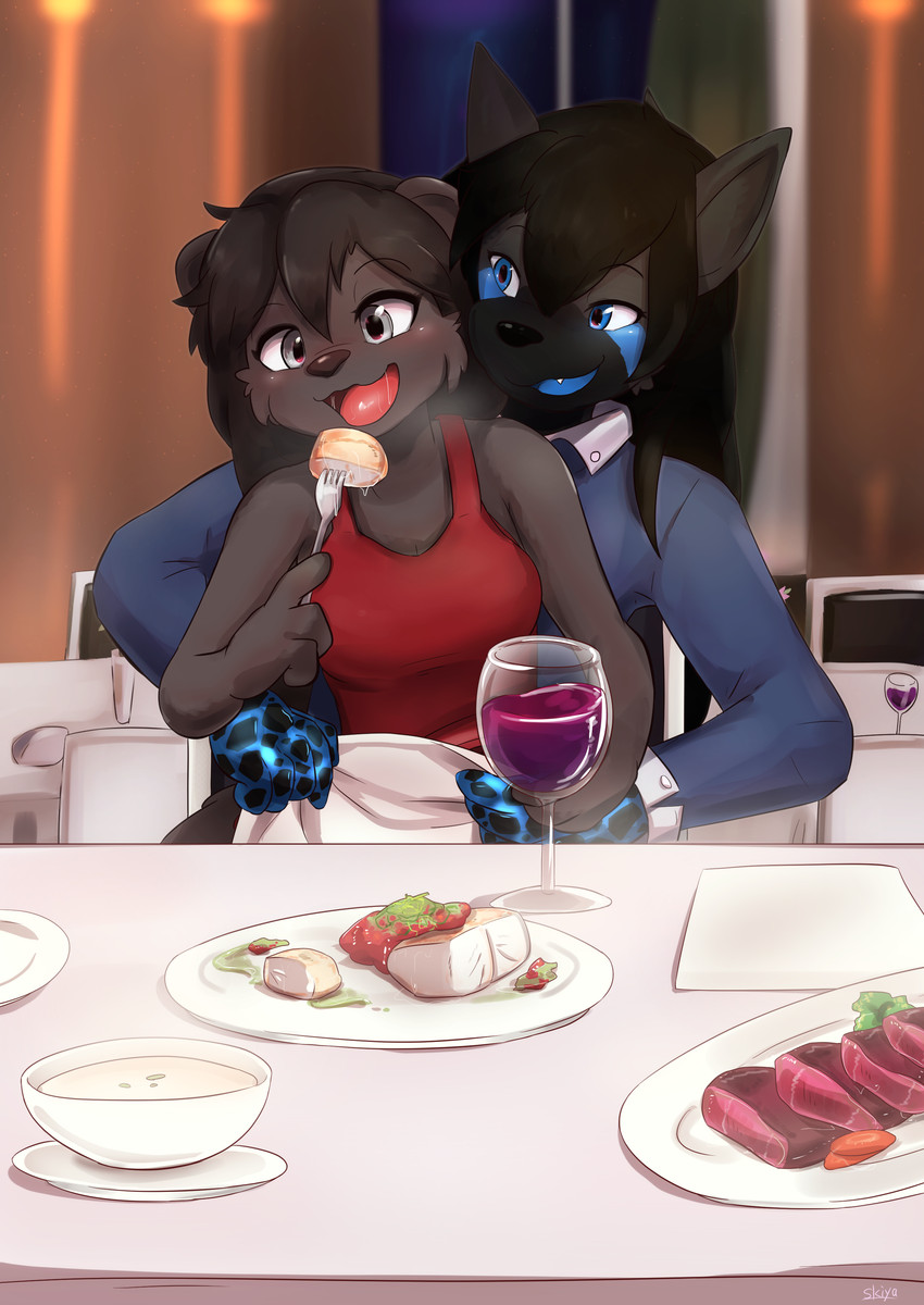 ceylon and kowareta ookami created by sukiya