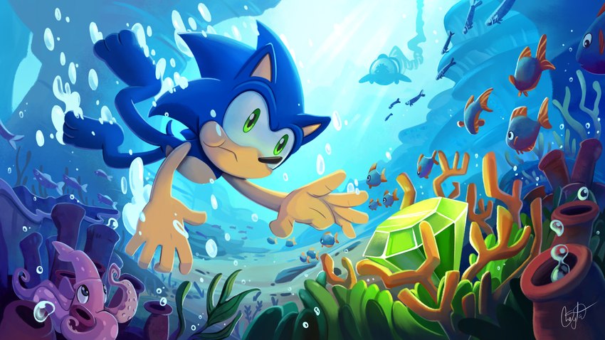 dr. eggman and sonic the hedgehog (sonic the hedgehog (series) and etc) created by sheylog