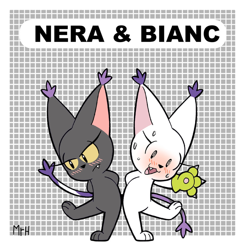 bianc and nera (bandai namco and etc) created by mr harinezumi