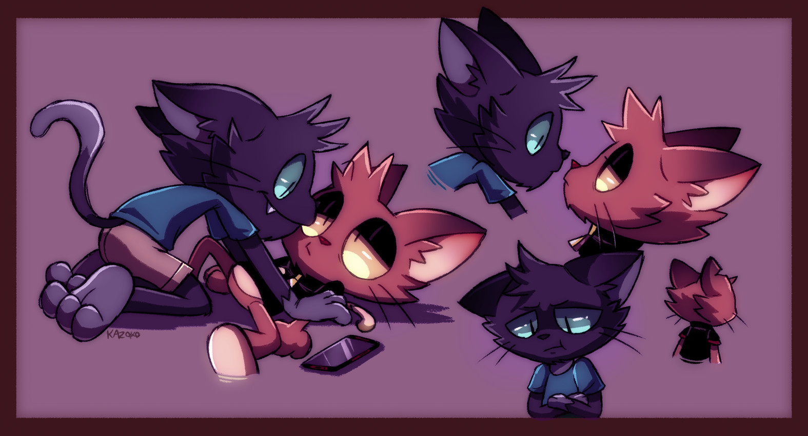 jaques and sergeo created by kazoko (artist)