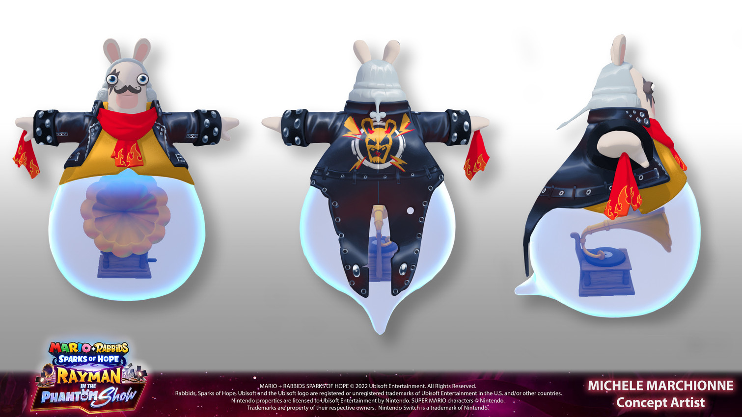 phantom of the bwahpera (mario plus rabbids kingdom battle and etc) created by michele marchionne