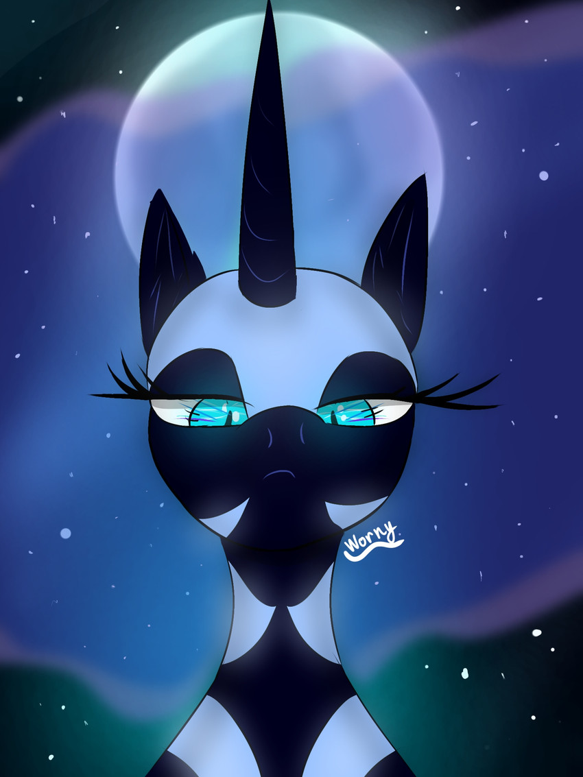 nightmare moon (friendship is magic and etc) created by wornpaladin and worny