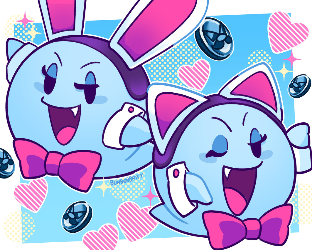 lahla and peeka (paper mario: the thousand year door and etc) created by bonbonbatty