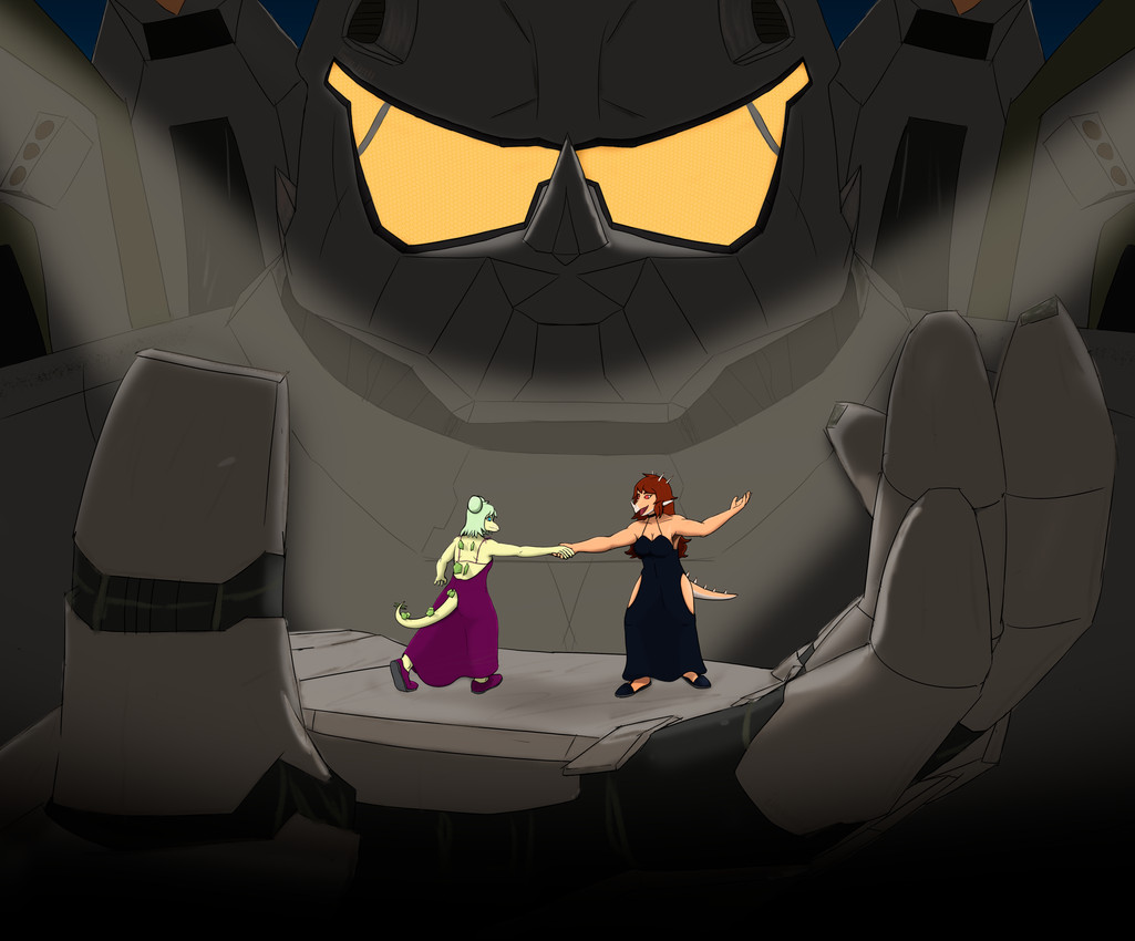 rosa and stella (goodbye volcano high) created by marunishkek