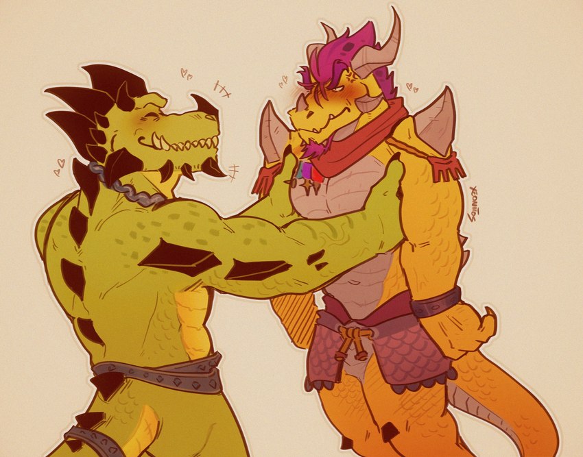 gunnar, rescued dragons, and titan (spyro reignited trilogy and etc) created by xeoniios