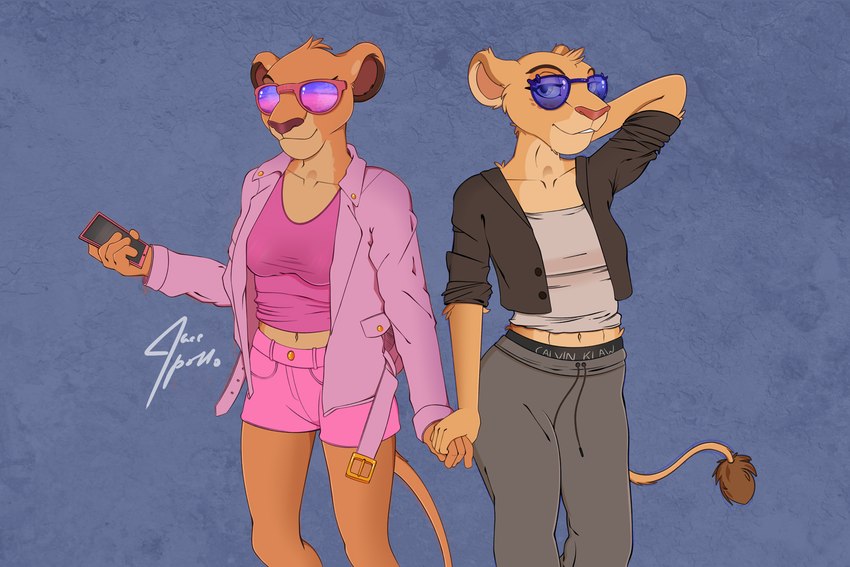 tiifu and zuri (the lion guard and etc) created by jace apollo