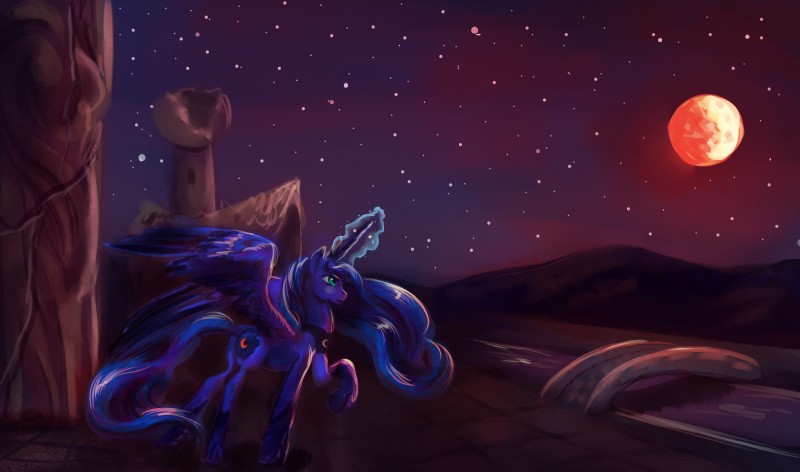 princess luna (friendship is magic and etc) created by viwrastupr